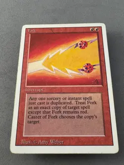 Fork MtG Revised—Heavily Played Good—Vintage Magic: the Gathering—RESERVE LIST - Image 3