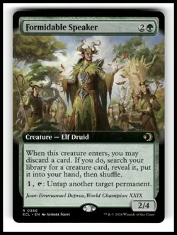 Formidable Speaker (Extended Art) R Lorwyn Eclipsed 366 NM - Image 1