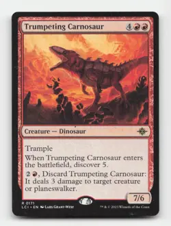 Trumpeting Carnosaur The Lost Caverns of Ixalan #171 Rare - Image 1