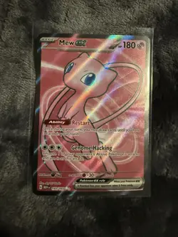 Pokemon Mew EX 193/165 Sv: Scarlet & Violet 151 Ultra Rare Full Art Holo - Image 1