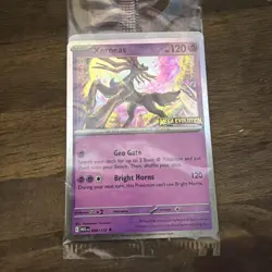 🔥Pokemon Xerneas Trading Card Holo 064/122 Mega Evolutions Stamp In Package - Image 1