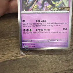 🔥Pokemon Xerneas Trading Card Holo 064/122 Mega Evolutions Stamp In Package - Image 5
