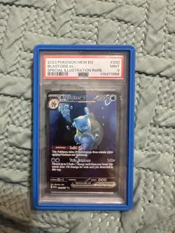 Pokemon TCG Scarlet & Violet 151 Blastoise EX Special Illustration Rare PSA 9 - Image 1