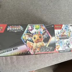 Pokemon TCG Scarlet & Violet Prismatic Evolutions Surprise Box Booster Packs - Image 1