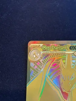 GOLD Mega Charizard Y EX 294/217 Ascended Heroes Mega Hyper Rare Pokemon TCG - Image 2
