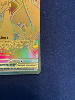 GOLD Mega Charizard Y EX 294/217 Ascended Heroes Mega Hyper Rare Pokemon TCG - Image 5