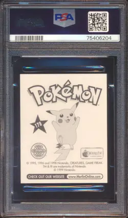1999 MERLIN POKEMON CHARMANDER #178 PSA 10! - Image 2