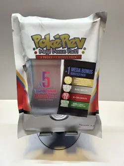 PokeRev Mystery Pack 4.0 Sealed 6 Pokemon Booster Packs 5+1 Bonus Pack! - Image 1