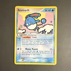 Pokemon Azumarill 1/109 EX Team Rocket Returns Rare Stage 1 HP80 Regular - Image 1