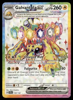 Galvantula ex - Ultra Rare SV07: Stellar Crown 159/142 NM Pokemon - Image 1
