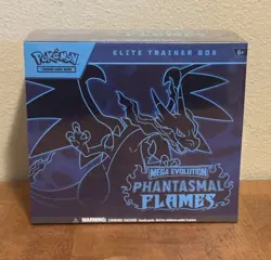 Pokemon Mega Evolution Phantasmal Flames Elite Trainer Box ETB Factory Sealed! - Image 1