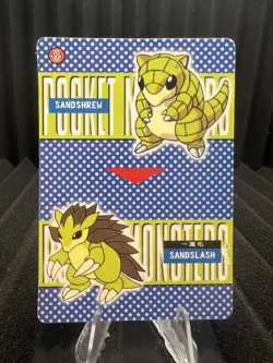 Jolteon #587 - Vintage Pocket Monsters Vending Holo Prism 1999 - Pokemon - Image 2