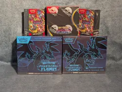 Pokemon TCG: ME Phantasmal Flames - PKC ETB, ETB, B Box, B Bundle, Blister & UPC - Image 1