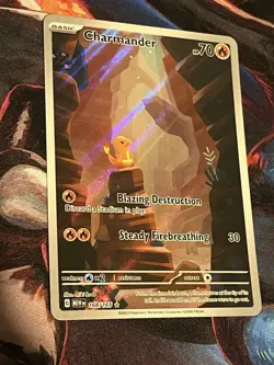 Pokemon Charmander Holo IR 168/165 Sv: Scarlet & Violet 151 NM US SELLER - Image 1