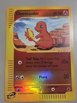 Pokemon Base Set Expedition #97/165 Reverse Holo CHARMANDER ((no play)) - Image 1
