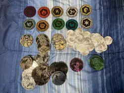 Pokemon TCG Official Coins Lot of 75 - Image 1