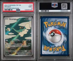 PSA 9 DRAMPA 184 TEMPORAL FORCES ILLUSTRATION RARE POKEMON - Image 3