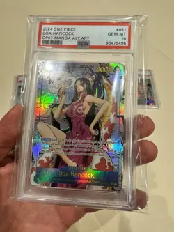 One Piece Boa Hancock (051) Parallel Manga OP07-051 Replica PSA 10 Style Proxy - Image 2