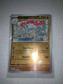 Marowak Reverse Holo NM 105/165 Scarlet & Violet 151 Pokemon Card - Image 1
