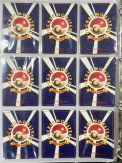 Lot 40 Vintage Japanese Pokemon Card Set MP LP Holo Old Back Charizard Mewtwo - Image 3