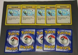 Lot (10) 1999 Pokemon TCG Fossil Unlimited Energy Search Trainer Cards 59/62 10x - Image 5