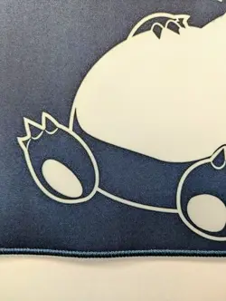 Snorlax CCG Playmat - Pokemon Black TCG Playmat -Pokemon Snorlax Card Game Mat - Image 3