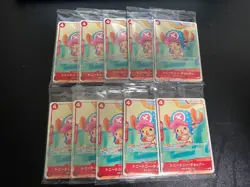 10 Packs One Piece Mcdonald's 2025 Promo Card Game Complete Set Japanese Sealed - Image 1