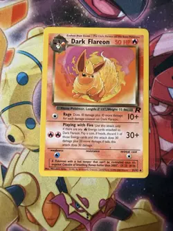 Dark Flareon 35/82 Team Rocket Vintage Pokemon TCG Trading Card - Image 1