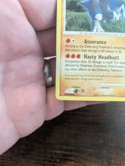 LP Rampardos 33/123 Mysterious Treasures Reverse Holo Pokemon Card LP - Image 4