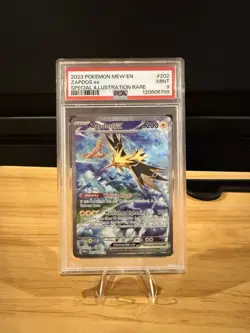 Zapdos ex 202/165 SV: Scarlet & Violet 151 Holo PSA 9 Pokemon Card - Image 1