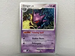 Pokemon TCG 2009 World Championship Jason Martinez Gengar Rare Card 18/100 Rare - Image 1