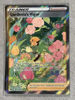 Crown Zenith Gardenia's Vigor GG61/GG70 Ultra Rare Holo Trainer Card Pokemon - Image 1