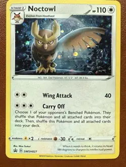 Noctowl - Promo SWSH: Sword & Shield Promo Cards SWSH027 NM - Image 1
