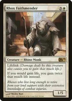 Rhox Faithmender (M13) Magic 2013 - LP - Image 1