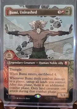 Bumi, Unleashed (Showcase) Avatar: The Last Airbender MTG Regular Near Mint - Image 1