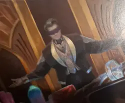 Original Art MTG Magic The Gathering - Corrupt Court Official - Drew Baker - Image 3