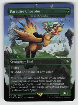 Paradise Chocobo - Birds of Paradise (Borderless)*Foil* FIC 483 NM - Image 1