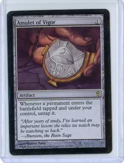 MTG Amulet of Vigor Worldwake 121/145 MP - Image 1