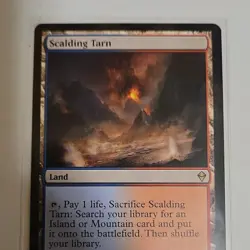 Wizards of the Coast Scalding Tarn Zendikar Rare Regular Land English - Image 1