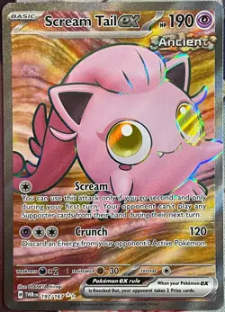 Scream Tail ex Full Art Ultra Rare - 197/167 - Twilight Masquerade Pokemon 2024 - Image 1