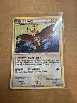 Noctowl Pokemon Heart gold Soul silver Promo Holo HGSS06 - Image 1
