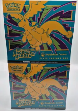 Pokemon TCG - Ascended Heroes Pokemon Center ETB Elite Trainer Box Sealed - X2 - Image 1