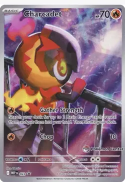 Pokemon Charcadet 022 Me: Mega Evolution Promo Holo Basic 70 HP Card - Image 1