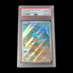 2023 Pokemon 151 Squirtle Illustration Rare #170 PSA 10 Scarlet & Violet Mew Set - Image 1