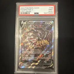 Pokemon TCG Giratina v 186/196 Lost Origin SWSH Full Art PSA 9 OC(off Centered) - Image 1