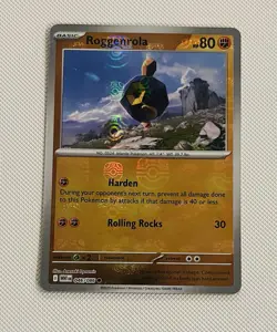 Roggenrola (Master Ball Pattern) 046/086 SV: White Flare Pokemon TCG NM - Image 1