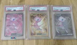 Pokemon 151 Mew PSA 10 Lot - Gold Hyper Rare + Metal Promo + Ultra Rare - Image 1