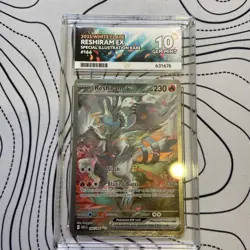 Pokemon TCG White Flare Reshiram ex 166/086 ACE 10 Perfect Subgrades - Image 1
