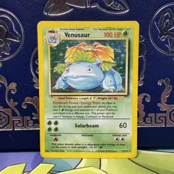 Pokemon 1999 Venusaur 015/102 Base Set Holo MP - Image 1