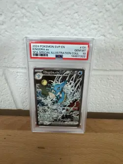 2024 POKEMON SVP EN-SV BLACK STAR PROMO #131 KINGDRA EX PSA 10 - Image 1